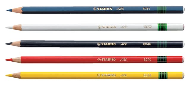 Kleurpotloden STABILO All 8040 rood 2