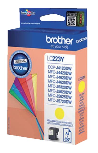 Inktcartridge Brother LC-223Y geel 2