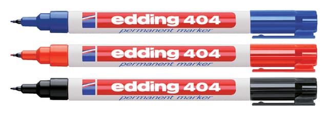 Viltstift edding 404 rond 0.75mm rood 2