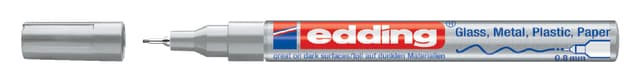 Paintmarker edding 780 op oliebasis 0.8mm zilver