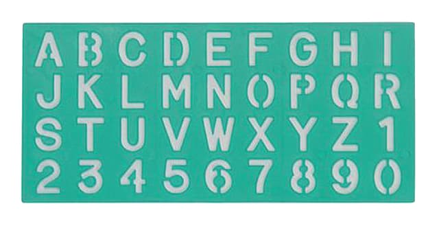 Lettersjabloon Linex hoofletters/letters/cijfers 30mm