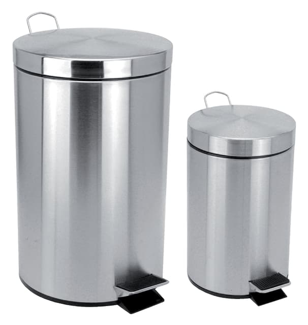 Pedaalemmer V-part 3 liter mat rvs 2