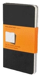 Schrift Moleskine pocket 90x140mm lijn 120 pagina's zwart