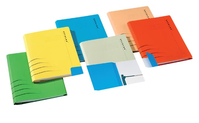 Combimap Secolor folio 1 klep recycled 250gr grijs 4