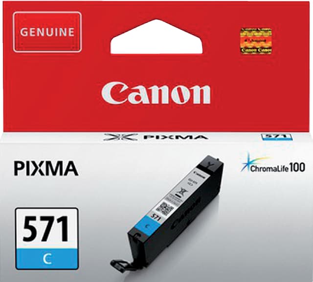 Inktcartridge Canon CLI-571 blauw 2