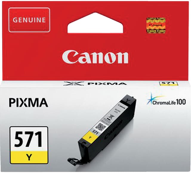 Inktcartridge Canon CLI-571 geel 2