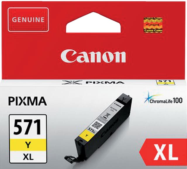 Inktcartridge Canon CLI-571XL  geel 2