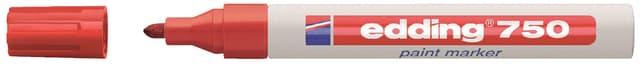 Paintmarker edding 750 op oliebasis 2-4mm rood