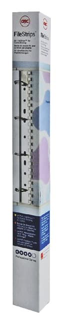 Filestrip GBC 34-gaats A4 transparant 100stuks 3