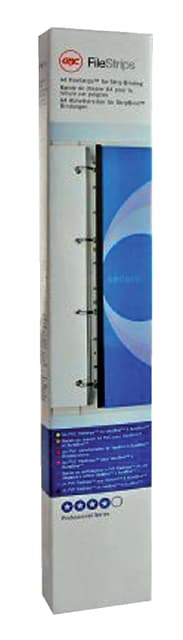 Filestrip GBC 34-gaats A4 transparant 100stuks 2