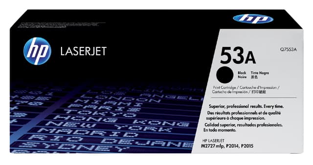 Tonercartridge HP Q7553A 53A zwart