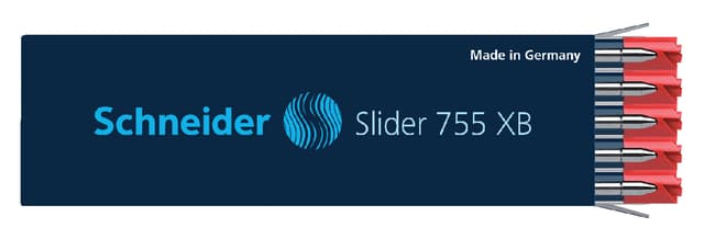 Balpenvulling Schneider 755 Slider Jumbo extra breed rood 2
