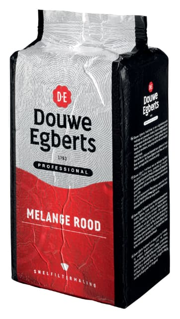 Koffie Douwe Egberts snelfiltermaling Melange Rood 1kg