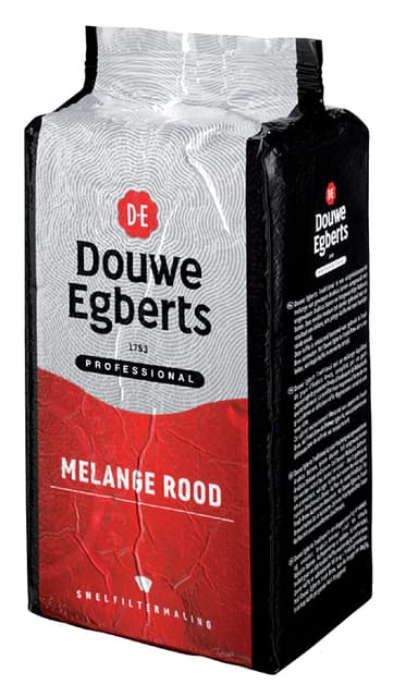 Koffie Douwe Egberts standaardmaling Melange Rood 1kg 2