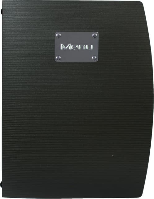 Menukaart Securit Rio A4 1 x 2 tassen zwart 2