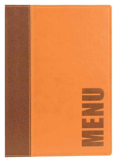 Menukaart Securit Trendy A5 1 x 2 tassen bruin 2