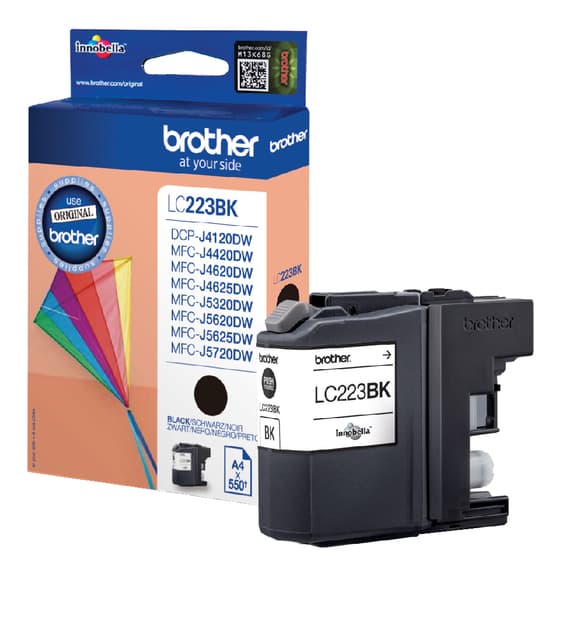 Inktcartridge Brother LC-223BK zwart 2