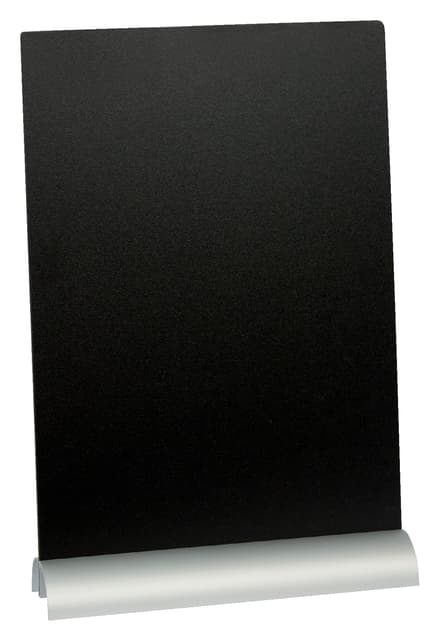 Krijtbord Securit A4 290x210x60mm voet aluminium