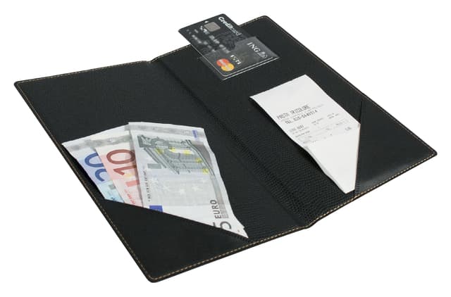 Betaalmap Securit Trendy 230x130mm zwart