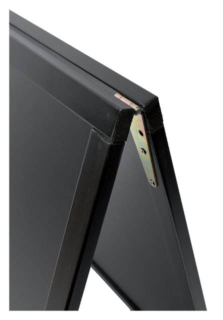 Stoepbord Securit 550x850x30mm zwart hout 2