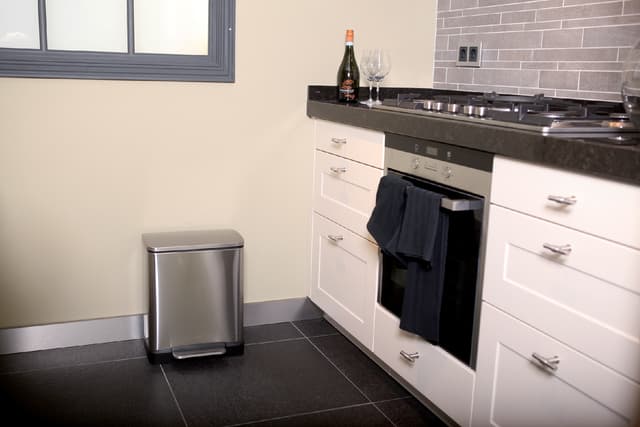 Pedaalemmer EKO E-Cube 20 liter rvs 4