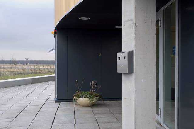 Wandasbak met binnenemmer staal 2
