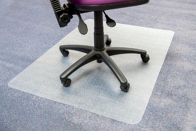 Stoelmat Floortex PVC 120x150cm voor zachte vloeren 3