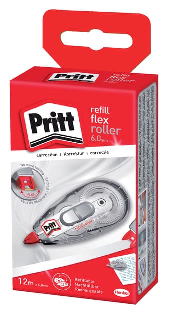 Correctietape Pritt navulbaar Flex 6mmx12m 3