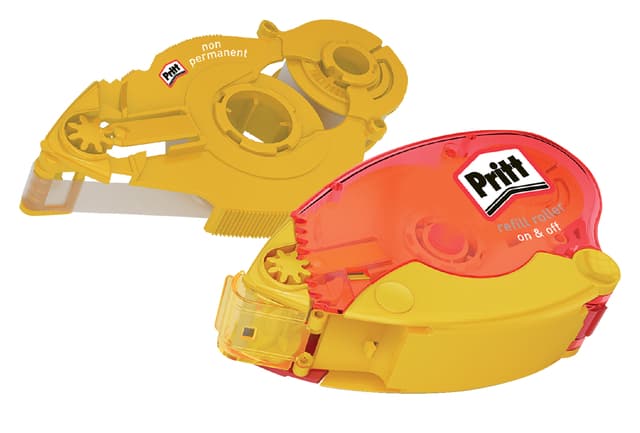 Lijmroller Pritt navulbaar houder en navulling non permanent 2