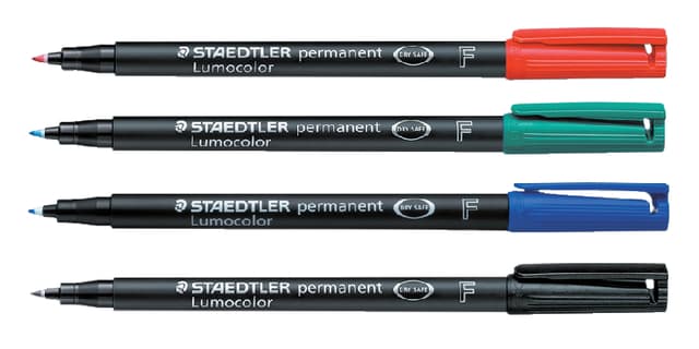 Viltstift Staedtler Lumocolor 318 permanent F rood 2
