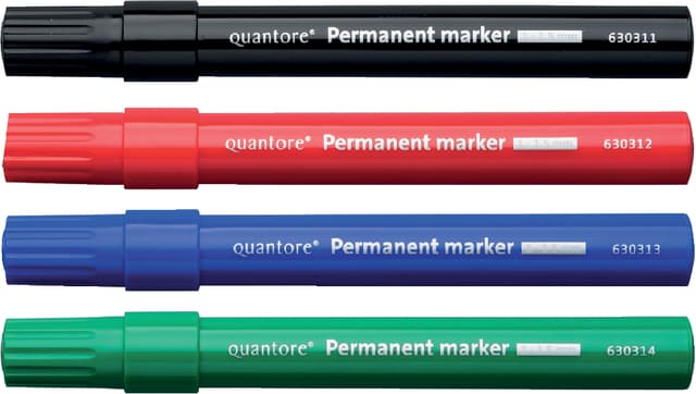 Permanent marker Quantore rond 1-1.5mm rood 2