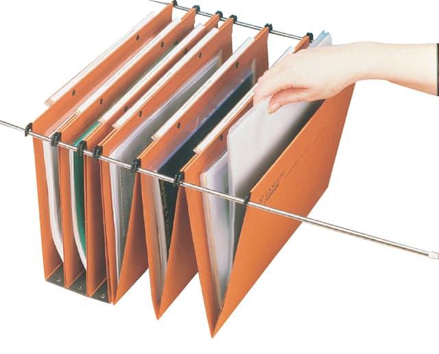 Hangmap Esselte Orgarex Kori 396x245 verticaal V-bodem oranje 2