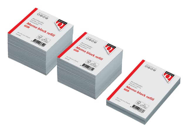 Memoblaadjes Quantore losbladig 90x90x90mm 900 vel 2