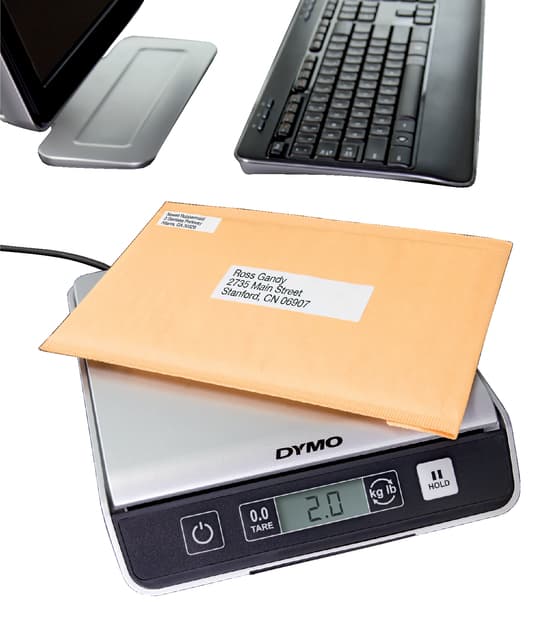 Pakketweger Dymo M10 digitaal tot 10 kilogram zilver/zwart 5