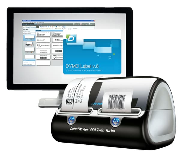 Labelprinter Dymo LabelWriter 450 Twin Turbo desktop zwart 4