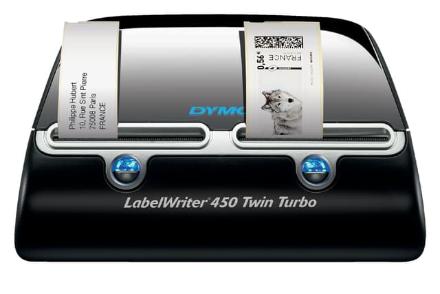 Labelprinter Dymo LabelWriter 450 Twin Turbo desktop zwart 3