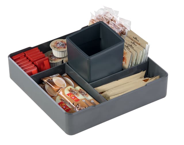 Afvalbak Durable Coffee Point antraciet 2