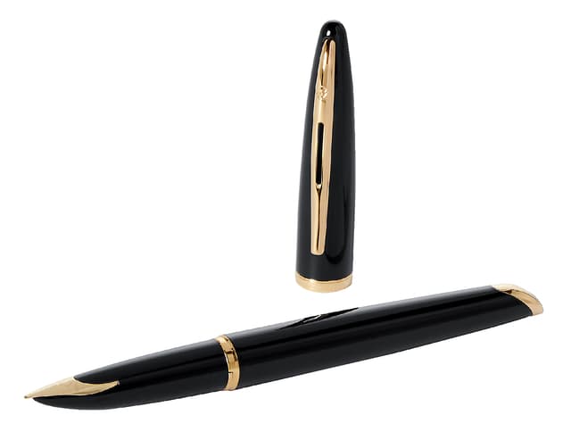 Vulpen Waterman Carene Sea black lacquer GT medium 3