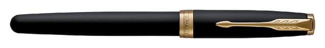 Vulpen Parker Sonnet matte black lacquer GT medium 4