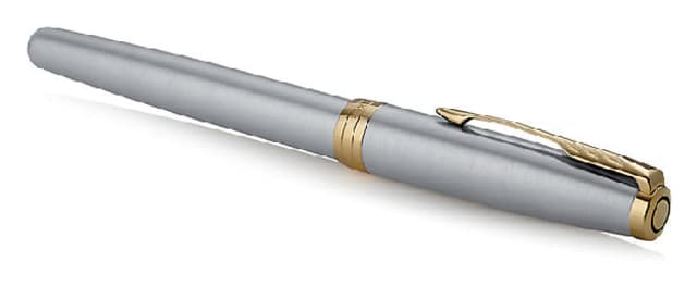Vulpen Parker Sonnet stainless steel GT fijn 3