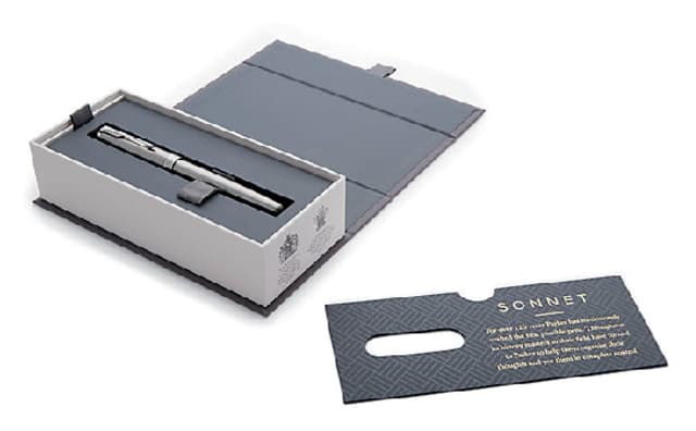 Vulpen Parker Sonnet stainless steel CT fijn 2