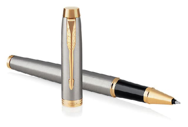 Rollerpen Parker IM brushed metal GT fijn 3