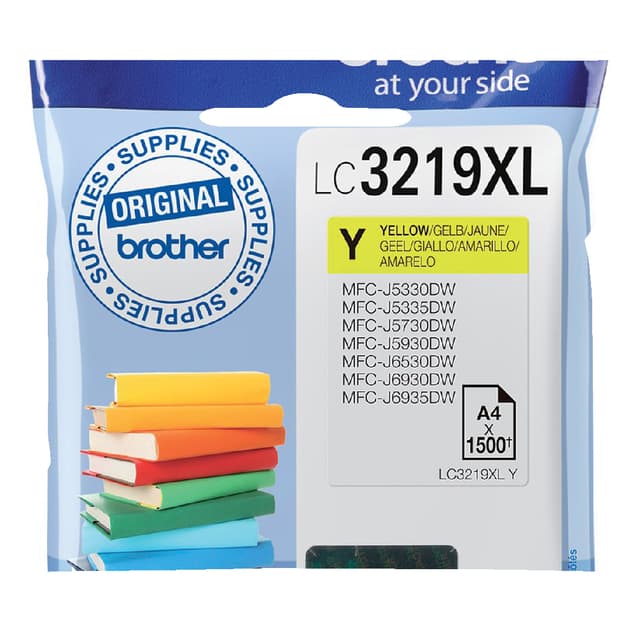Inktcartridge Brother LC-3219XLY geel 2