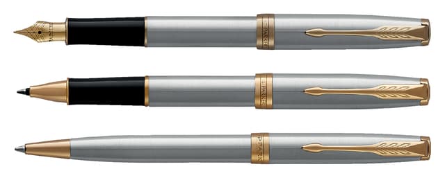 Rollerpen Parker Sonnet steel GT fijn 4