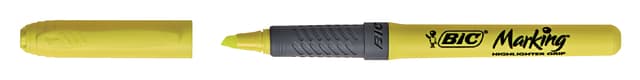 Markeerstift Bic brite liner grip geel