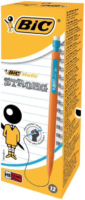 Vulpotlood Bic Matic strong HB 0.9mm inclusief stiften
