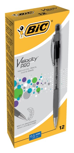 Vulpotlood Bic Velocity Pro HB 0.5mm grijs 2