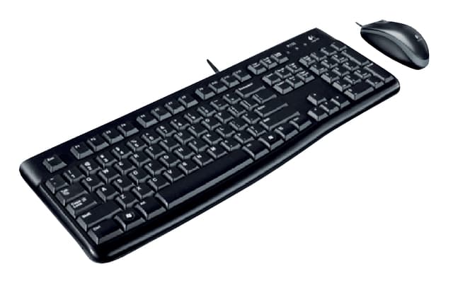 Toetsenbord- en muisset Logitech MK120 bedraad QWERTY zwart 2