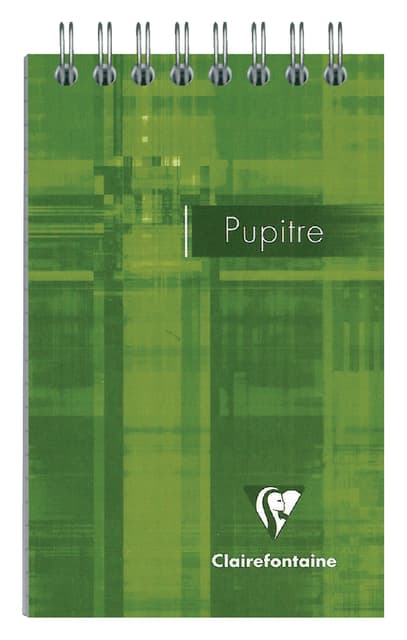 Notitieboek Clairefontaine Puptire 75x120mm spiraal lijn 3