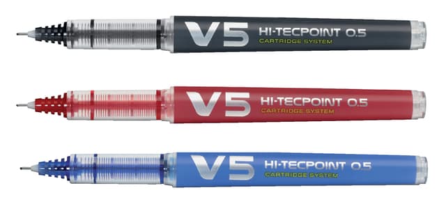 Rollerpen PILOT Begreen Hi-Tecpoint V5 fijn blauw 2